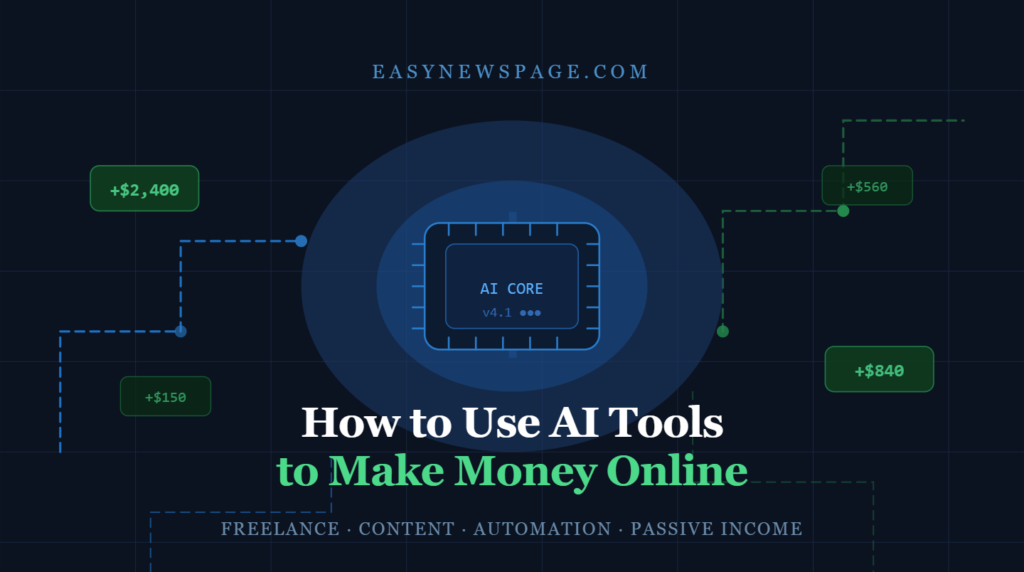 How to use AI tools to make money online