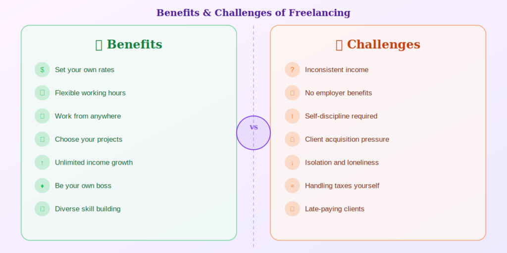 Benefits and Challenges of Freelancing