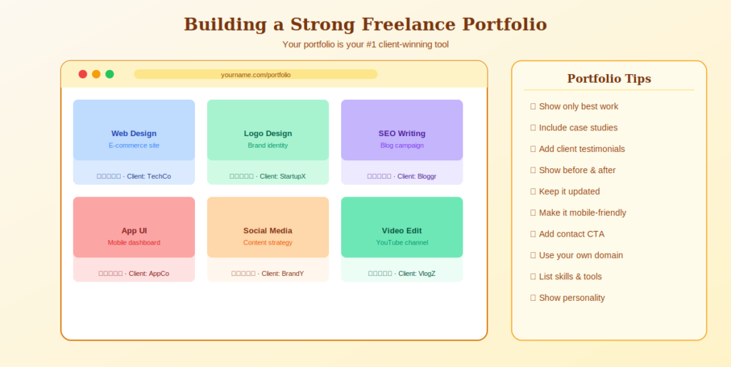 Building a Strong Freelance Portfolio