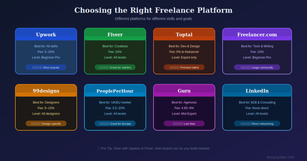 Choosing the Right Freelance Platforms