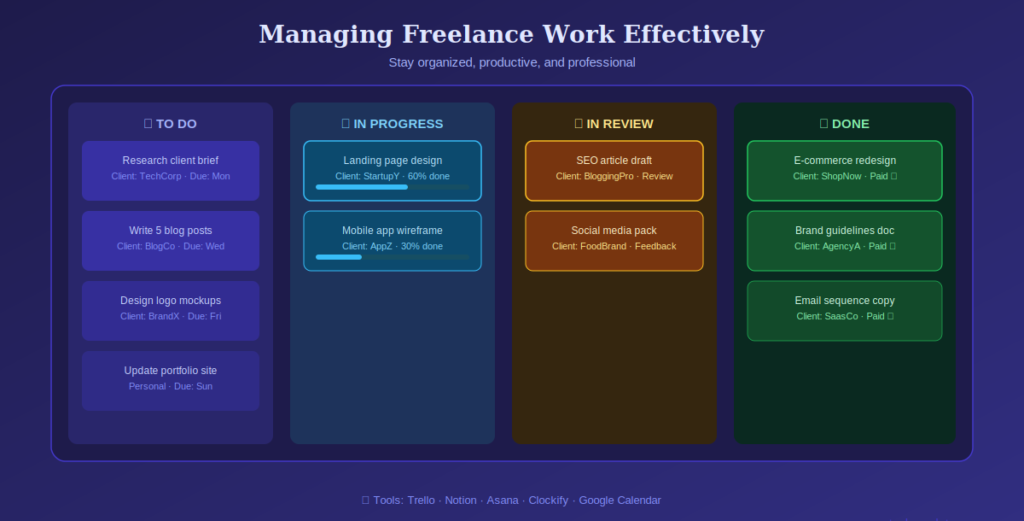 Managing Freelance Work Effectively