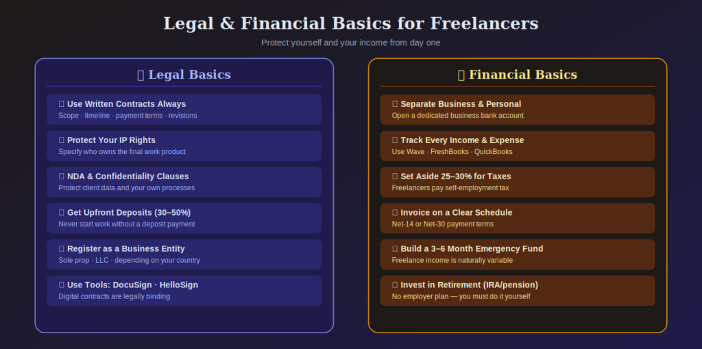 Legal and Financial Basics for Freelancers
