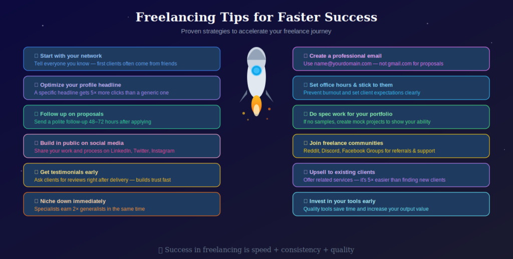 Tips to Succeed Faster in Freelancing