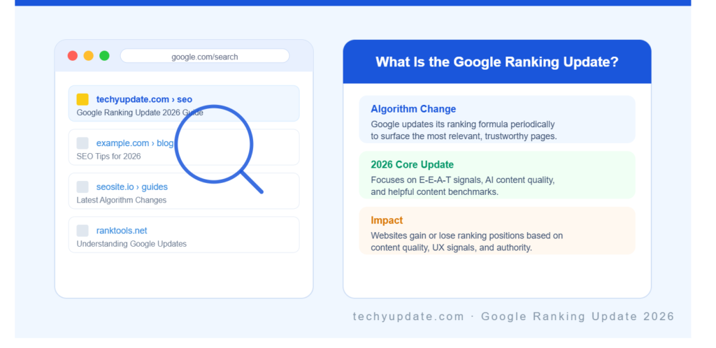 Google Ranking Update in 2026