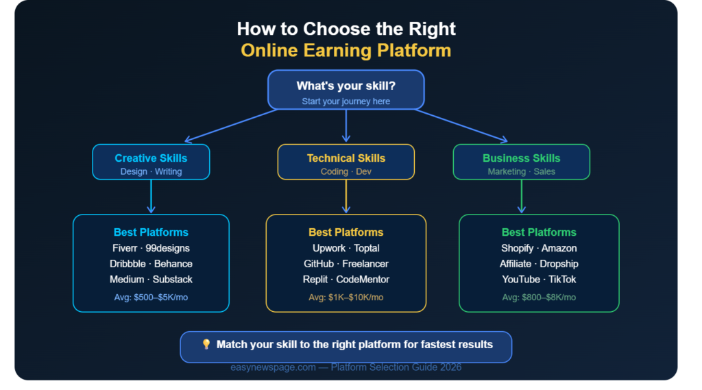 How to choose the right online earning platform
