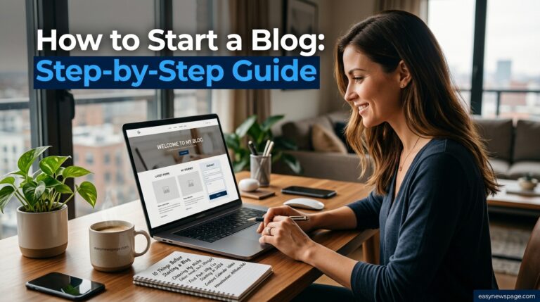 How to Start a Blog: Step-by-Step Guide for 2026