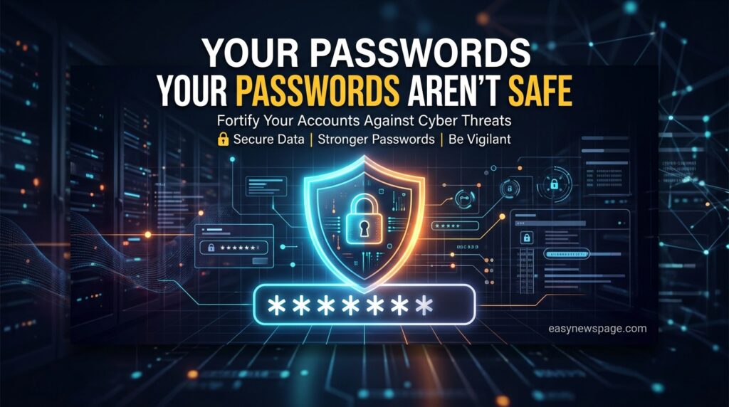 Social banner promoting a guide on why password managers matter
