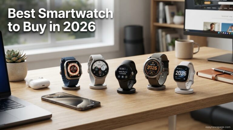 Best smartwatches to buy in 2026 displayed in a modern technology setup